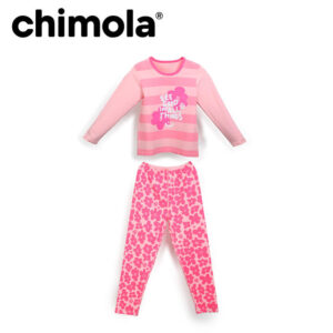 LAUND04 - Pijama 2 Piezas Manga Larga Flowers Varios Talles