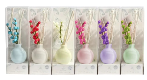 Set difusor de aroma con flores 15ml surtido