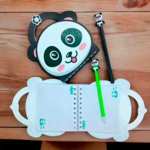 PK2403271 - Libreta Espiral Panda 80 Hjs 15x 21 Cm
