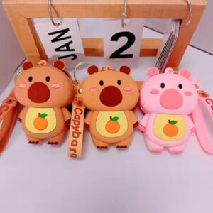 PK2504375 - Llavero Monedero Silicona Capybara