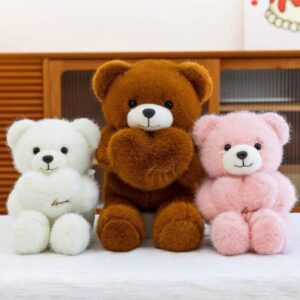 Osito de peluche con forma de corazón 30 cm