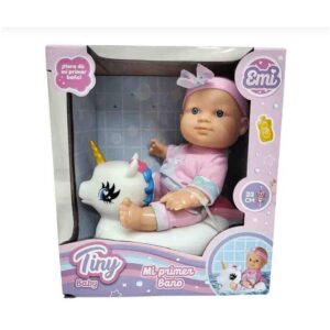 SG55800 - BEBOTE TINY CON UNICORNIO 22 CM (CUERPO DURO) 18 X 12 X 20 CM