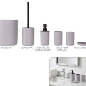 SET ORGANIZADOR DE BAÑO 6PCS