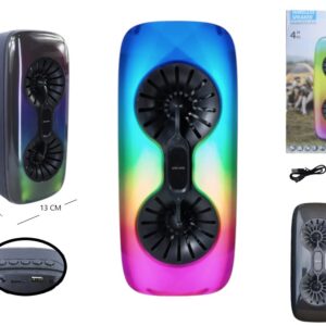 PARLANTE 4" BLUETOOTH FM USB/SD 30CM ALTO