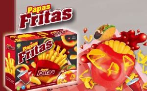 JUEGO DE LA PAPAS FRITAS (GRANDE) (22,5CM X 6,5CM X 30CM)