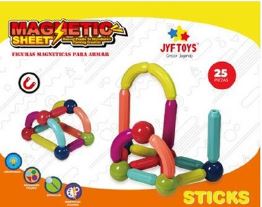 MAGNETIC STICKS - 25 PIEZAS (22CM X 18CM X 6,5CM)