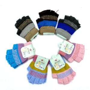 GUANTES SIN DEDOS P/ CHICOS x DOCENA AE-116