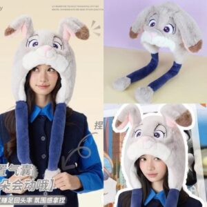 GORRO ANIMADO C/OREJAS MOVIBLES ZOOTOPIA X6 C-1911