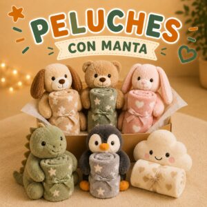 PELUCHES CON MANTA