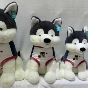 Peluche husky vestido 30cm