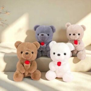 Oso de rosas 30cm