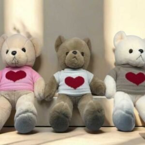 Oso de peluche con suéter 50cm