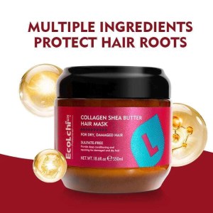 ECOLCHI COLLAGEN SHEA BUTTER HAIR MASK 550ML 4897110036533