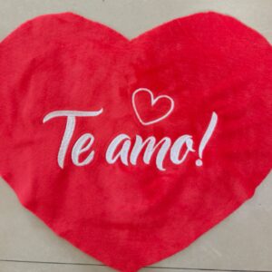 Almohada corazón rojo Te Amo 30cm