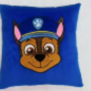 Almohada Chase de Paw Patrol fondo rojo 35cm