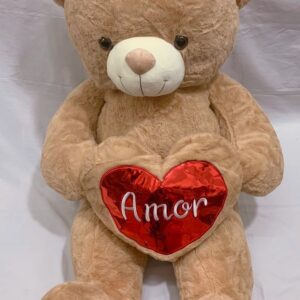 Oso con corazón amor 130cm 2 color