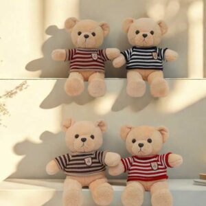 Oso con sweater rayado 55cm