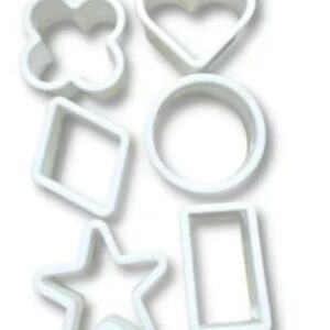 MOLDE DE GALLETAS CORTANTE REPOSTERÍA X 6 FORMAS PLASTICO