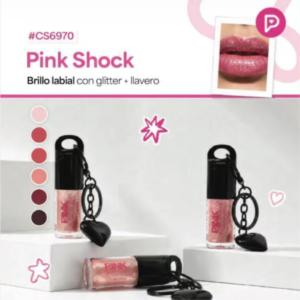 PINK 21 LIP GLOSS C/LLAVERO CS6970