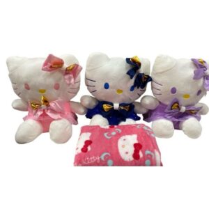 PELUCHE KITTY CON MANTA REGALO