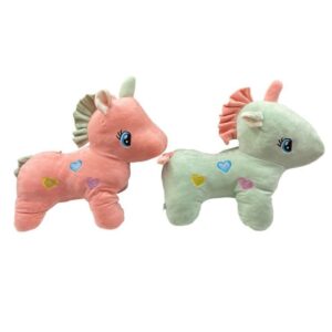 PELUCHE UNICORNIO DULCE COLORES 40CM