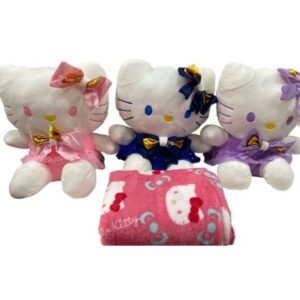 PELUCHE HELLO KITTY CON MANTA