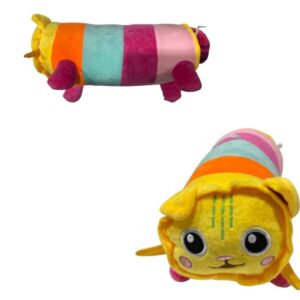 PELUCHE ALMOHADON ORUGA COLORES LEONCITO