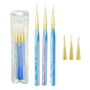 PINCEL FINO TORNASOL AZUL 3PCS HFAN-2178