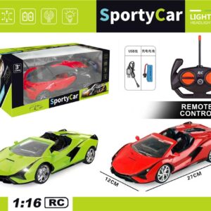 AUTO DEPORTIVO R/C CON USB – 4 COM.