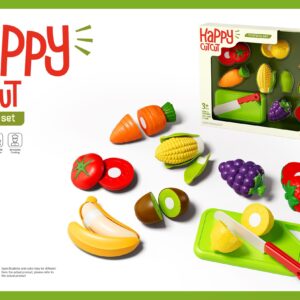 FRUTAS Y VERDURAS CON ABROJO Y CUCHILLO (CAJA)