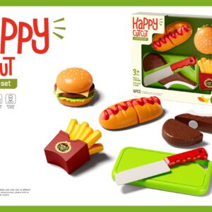 SET DE COMIDA RAPIDA CON ABROJO Y CUCHILLO (CAJA)