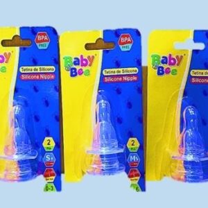 PACK  X 2 TETINAS DE SILICONA-TALLE L (x12)