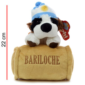 SAN BERNARDO CON BARRIL Y GORRO 22CM