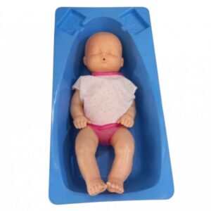 BEBE PLASTICO CON BAÑERA EN BOLSA