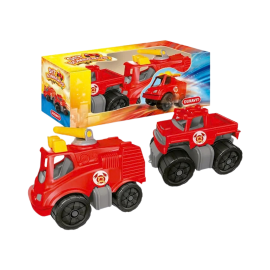 CAMION DE BOMBEROS X 2 UNIDADES EN CAJA