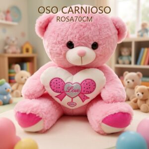 OSO CARNIOSO ROSA70CM