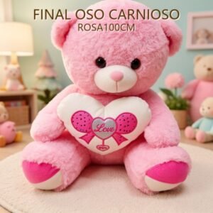 FINAL OSO CARNIOSO ROSA100CM