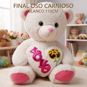 FINAL OSO CARNIOSO BLANCO 110CM