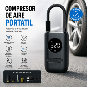 COMPRESOR DE AIRE PORTATIL
