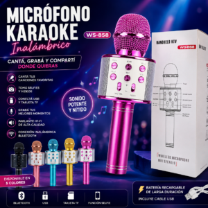 MICROFONO PARLANTE KARAOKE