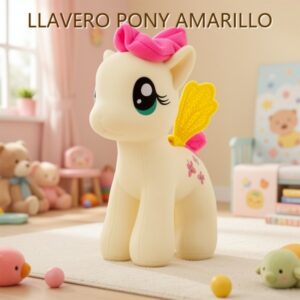 LLAVERO PONY AMARILLO