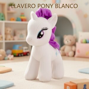 LLAVERO PONY BLANCO