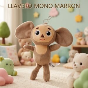 LLAVERO MONO MARRON