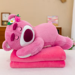 Oso lotso con manta)