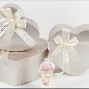 SET DE CAJA REGALO X 3 FORMA CORAZON