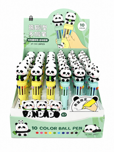 LAPICERA X10 COLORES PANDA 0.7MM