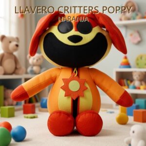LLAVERO CRITTERS POPPY NARANJA