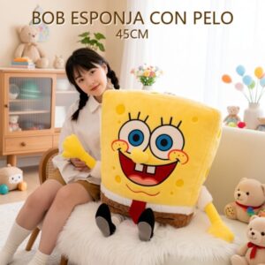 BOB ESPONJA CON PELO 45CM