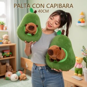 PALTA CON CAPIBARA 40CM