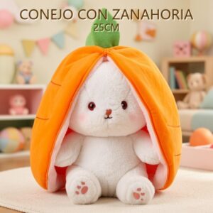 CONEJO CON ZANAHORIA 25CM